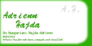 adrienn hajda business card